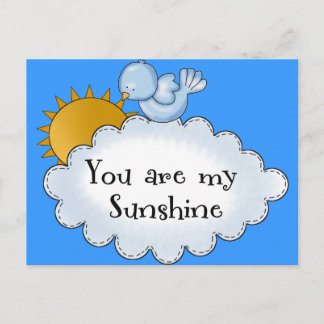 Kinderen Vogel Zon Jij Bent Mijn Zonneschijn Briefkaart