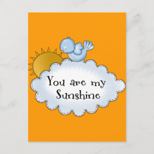 Kinderen Vogel Zon Jij Bent Mijn Zonneschijn Briefkaart