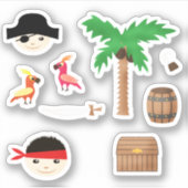 Kinderen voor de jongen sticker (Voorkant)