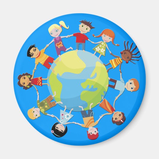 Kinderen voor de wereldvrede magneet (Voorkant)