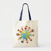 Kinderen voor de wereldvrede tote bag (Voorkant)