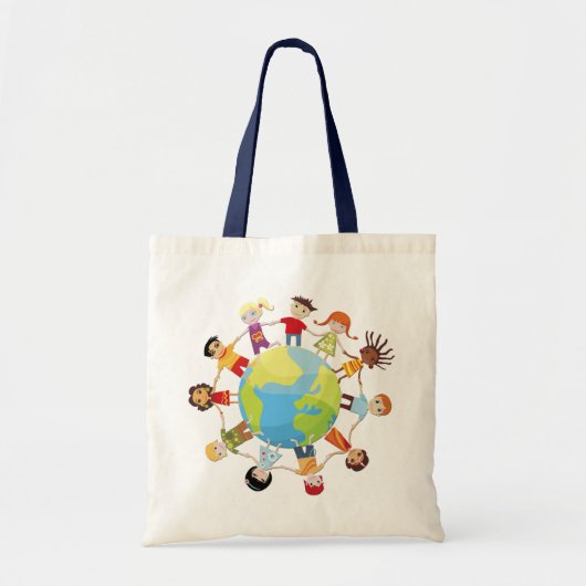 Kinderen voor de wereldvrede tote bag (Voorkant)