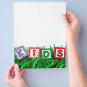 Kinderen voor gebruik buitenshuis flyer (Hand)