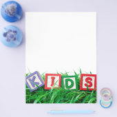 Kinderen voor gebruik buitenshuis flyer (Enkel)