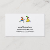 Kinderen voor hoorhulp visitekaartje (Achterkant)