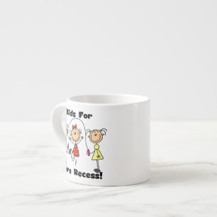 Kinderen voor meer pauze espresso kop