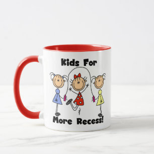 Kinderen voor meer pauze mok