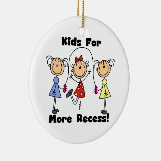 Kinderen voor meer reces keramisch ornament (Rechts)