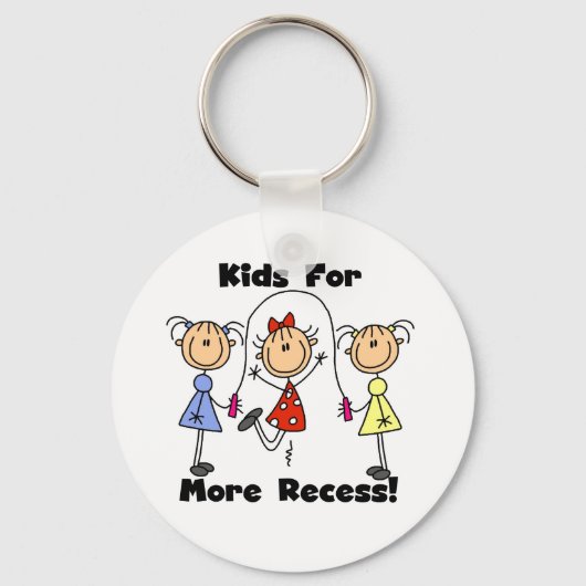 Kinderen voor meer reces sleutelhanger (Voorkant)