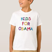 Kinderen voor Obama T-shirt (Voorkant)