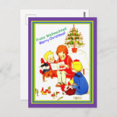 Kinderen voor  Oostenrijkse kerstmis  Briefkaart (Voorkant / Achterkant)