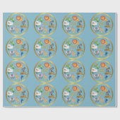Kinderen voor Purim Wrapping Paper 30" Cadeaupapier (Vlak)