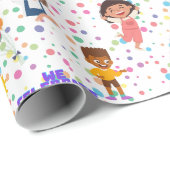 Kinderen voor Purim Wrapping papier 30"+ (Rol Hoek)