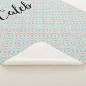 Kinderen voor Seashell Pattern Sherpa Deken (3/4)