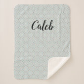 Kinderen voor Seashell Pattern Sherpa Deken (Voorkant)