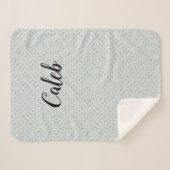 Kinderen voor Seashell Pattern Sherpa Deken (Voorkant (horizontaal))