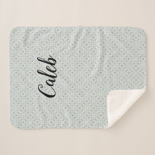 Kinderen voor Seashell Pattern Sherpa Deken (Voorkant (horizontaal))