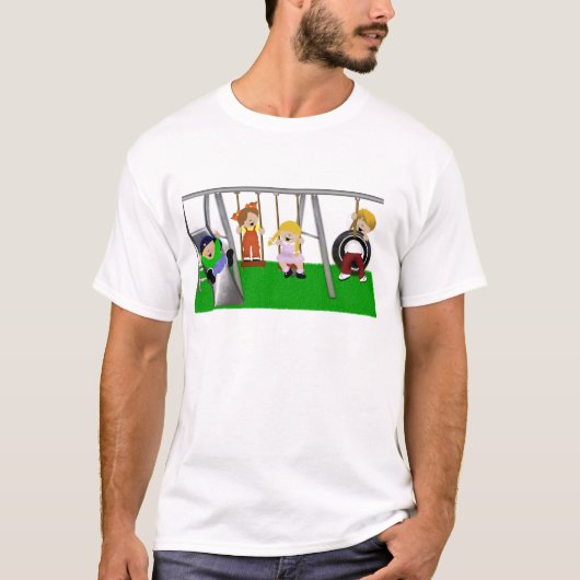 Kinderen voor speelplaatsen t-shirt (Voorkant)