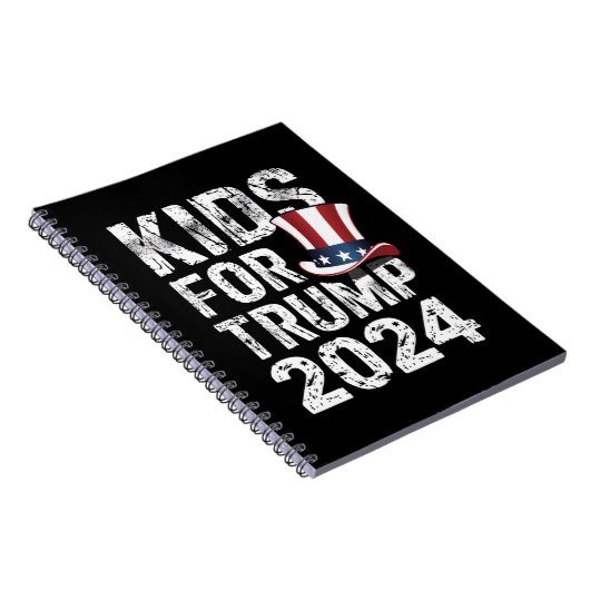 Kinderen Voor Trump USA Verkiezing 2024 Notitieboek (Rechterzijde)