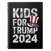 Kinderen Voor Trump USA Verkiezing 2024 Notitieboek (Voorkant)