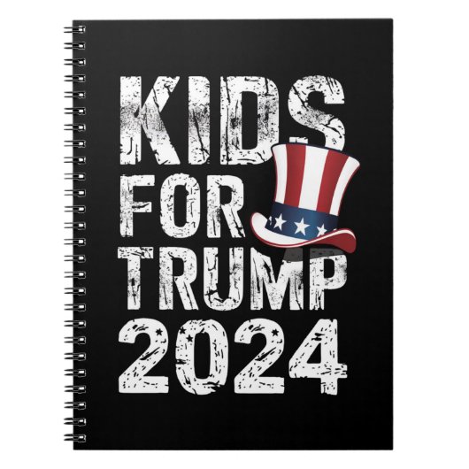 Kinderen Voor Trump USA Verkiezing 2024 Notitieboek (Voorkant)