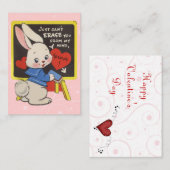  Kinderen voor Valentijnen Notitiekaartje (Voorkant / Achterkant)