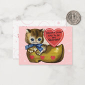 Kinderen voor Valentijnen Notitiekaartje (Voorkant / Achterkant in situ)