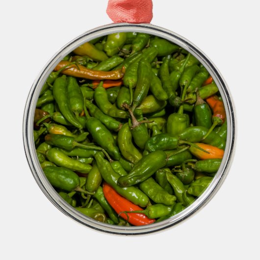 Kinderen voor verkoop op de markt metalen ornament (Voorkant)