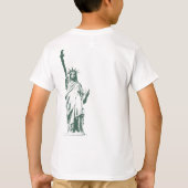 Kinderen Vrijheidsbeeld T-shirt New York T-shirt (Achterkant)