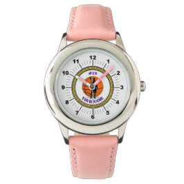 Kinderen Watch Custom Basketball - Voeg naam/numme Horloge