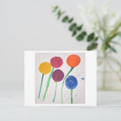 Kinderen Watercolor Aankondiging Briefkaart (Staand voorkant)