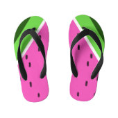 Kinderen watermeloen teenslippers (Voetbed)