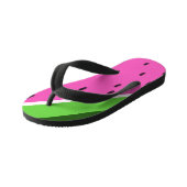 Kinderen watermeloen teenslippers (Schuin)