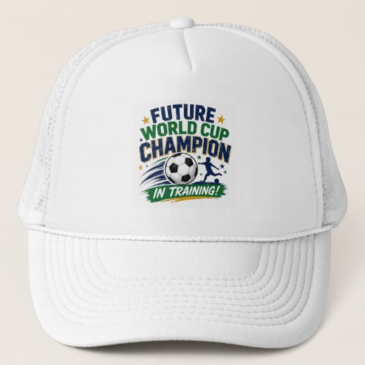 Kinderen Wereldbeker Voetbalpet Trucker Pet (Voorkant)