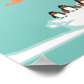 Kinderen Wereldkaart met Illustraties Poster (Hoek)