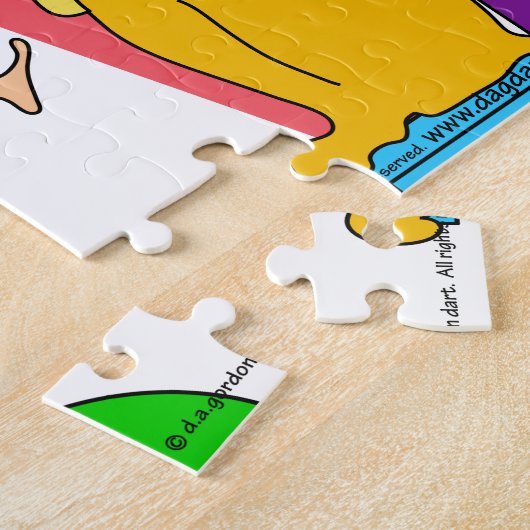 Kinderen Whimsical Circus Puzzel Legpuzzel (Zijkant)