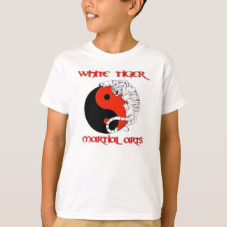 KINDEREN ~ WHITE TIGER MARTIAL ARTS SHIRTEN T-SHIRT