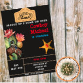 Kinderen Wild West Cactus Verjaardag Jongen Kaart