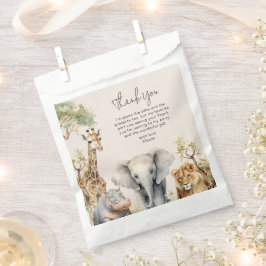 Kinderen Wilde Dieren Foto Verjaardag Bedankzakje