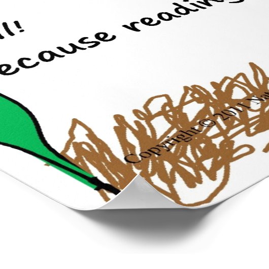 Kinderen willen Poster lezen (Hoek)