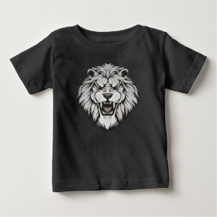 Kinderen Witte Leeuw met "Geloof" Back Print