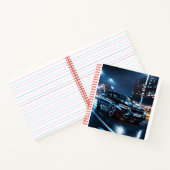 Kinderen witte pagina notitieboek met BMW bedrukt (Binnen)