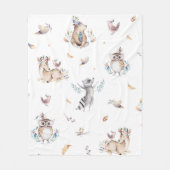 Kinderen Woodland Dieren Dekens (Voorkant)