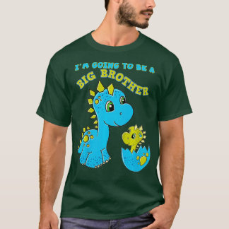 Kinderen worden een Big Brother Dinosaur T-shirt