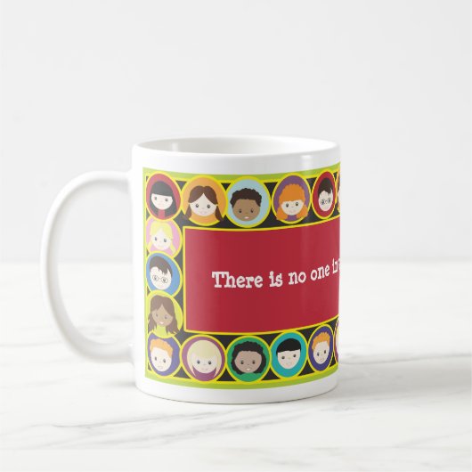 Kinderen worden geconfronteerd met diversiteit Ler Koffiemok (Links)