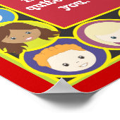 Kinderen worden geconfronteerd met het Poster van  (Hoek)