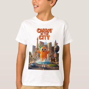 Kinderen Wortel in de Stad Grappige Grafische T-shirt