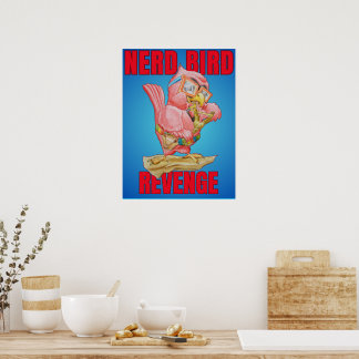 Kinderen Wraak van de Nerd Vogel Poster