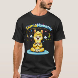 Kinderen Yoga Namaste Schattig Cartoon T-Shirt Ont