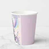 Kinderen Zebra Eenhoorn Regenboog Verjaardagsfeest Papieren Bekers (Links)